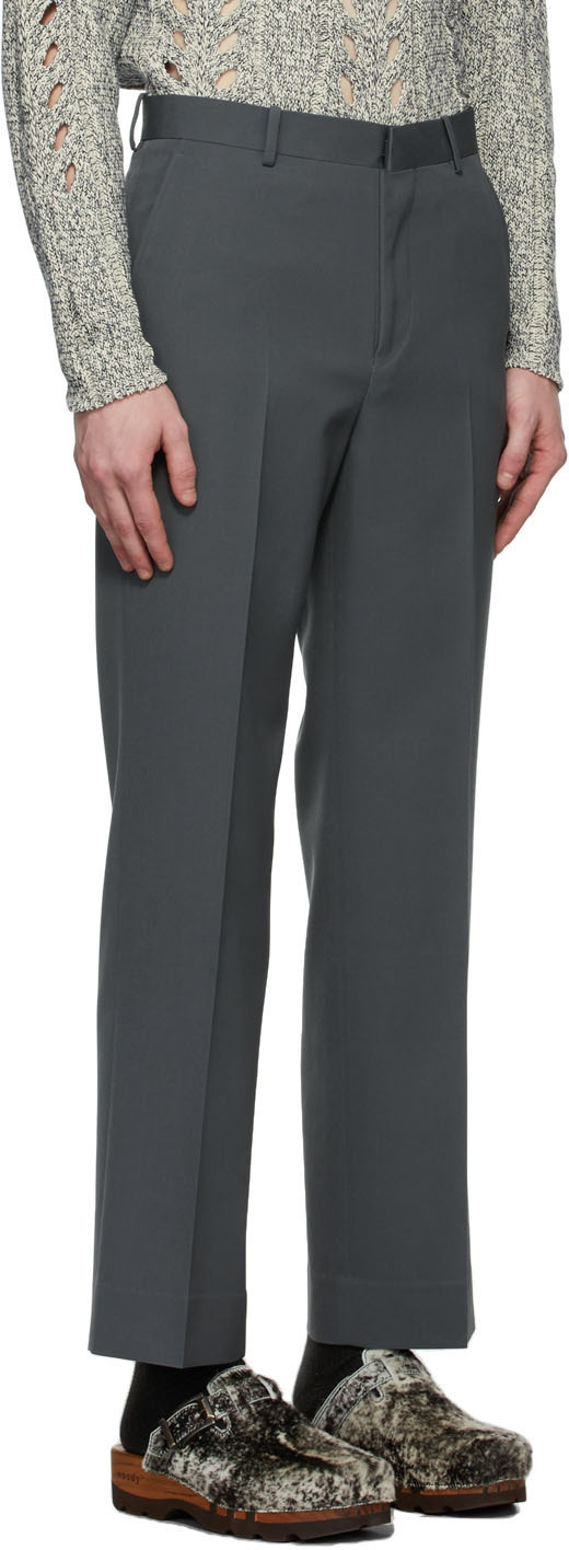 AURALEE Grey Light Wool Max Gabardine 