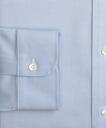 Brooks Brothers Men's Stretch Soho Extra-Slim Fit Dress Shirt, Non-Iron Pinpoint Spread Collar | Blue