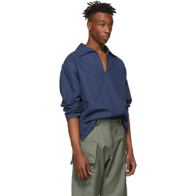 Jacquemus Navy Le Marin Shirt Jacquemus