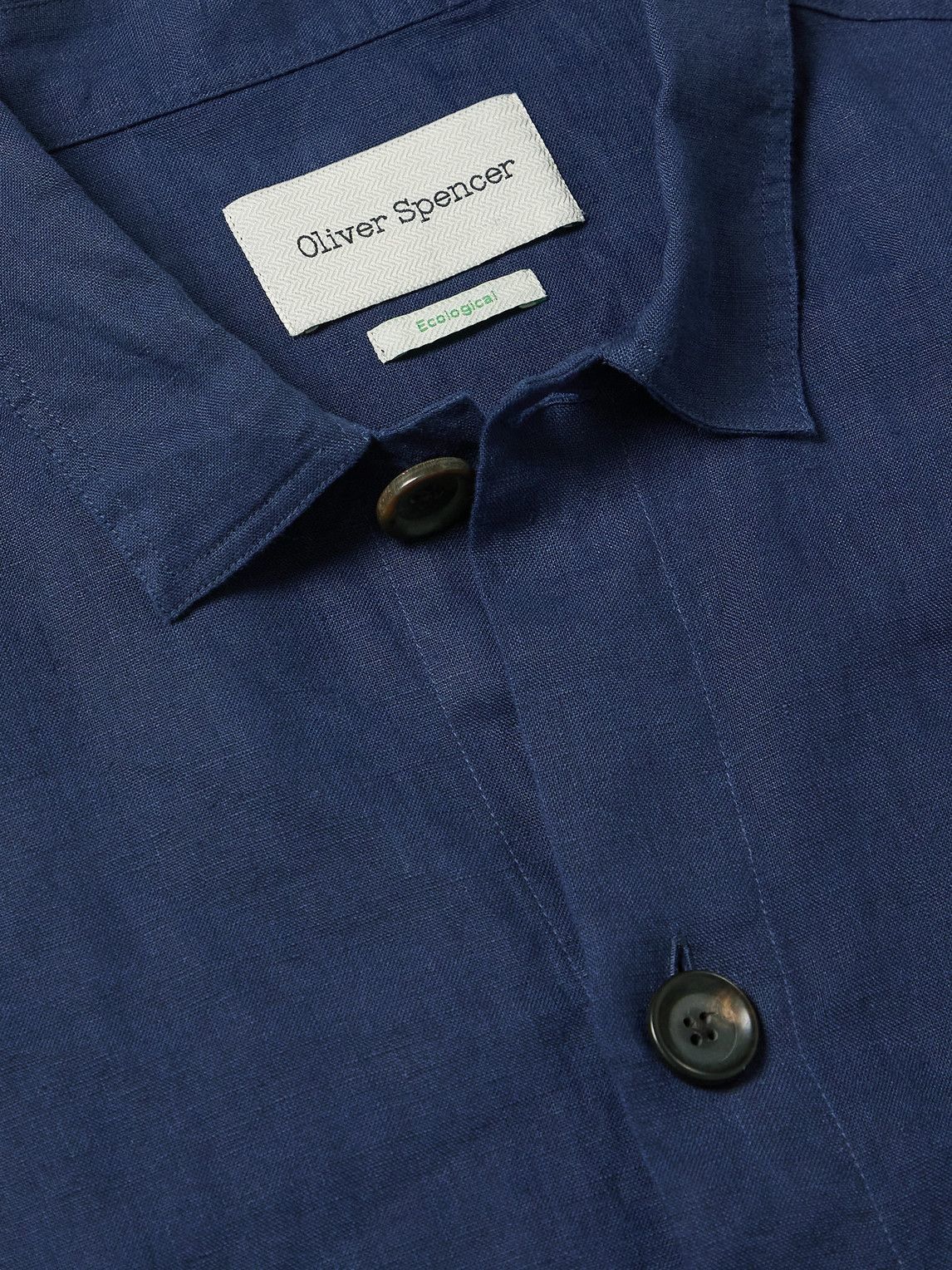 Oliver Spencer - Hockney Linen Jacket - Blue