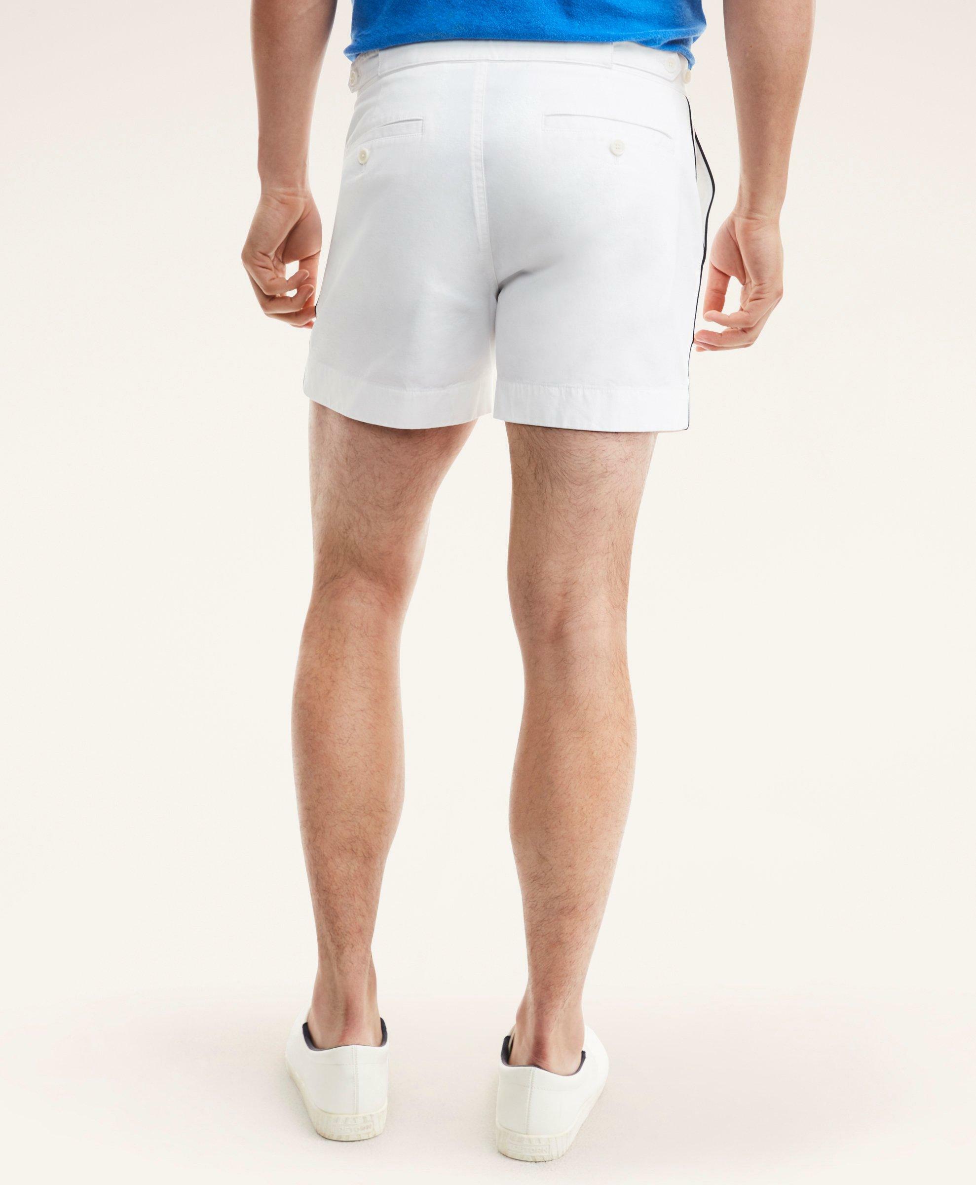 Brooks Brothers Men's Canvas Tennis Shorts | White