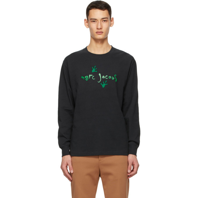 Marc Jacobs Black Heaven by Marc Jacobs Frog Footsteps Long Sleeve T ...
