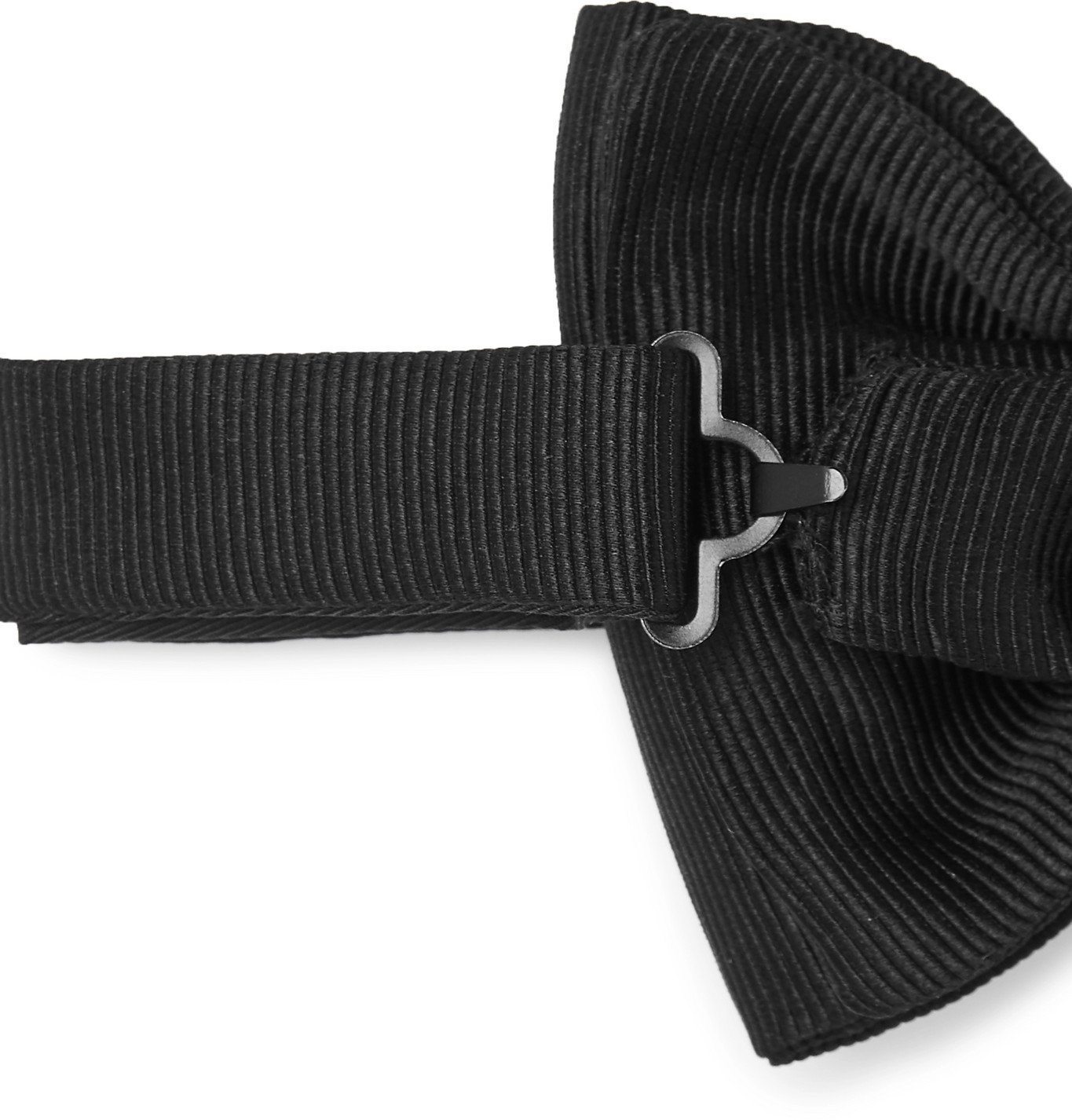 TOM FORD - Pre-Tied Silk-Grosgrain Bow Tie - Black TOM FORD