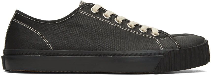 Maison Margiela Black Tabi Sneakers Maison Margiela