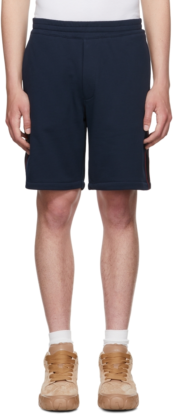 Alexander McQueen Navy Selvedge Shorts Alexander McQueen