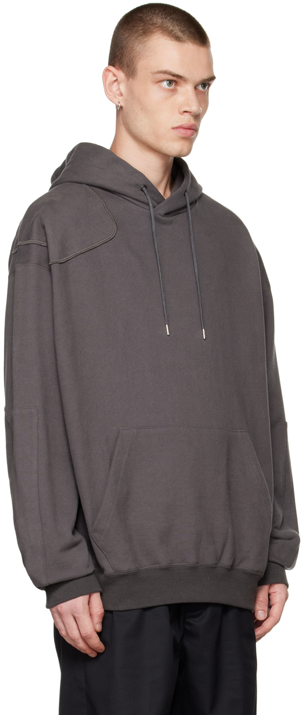 meanswhile Gray Pad Hoodie