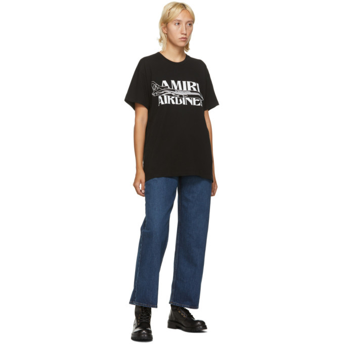 Amiri Black Airplanes T-Shirt Amiri