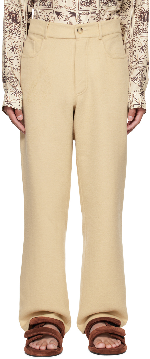 Nanushka OffWhite Savi Baggy Trousers Nanushka