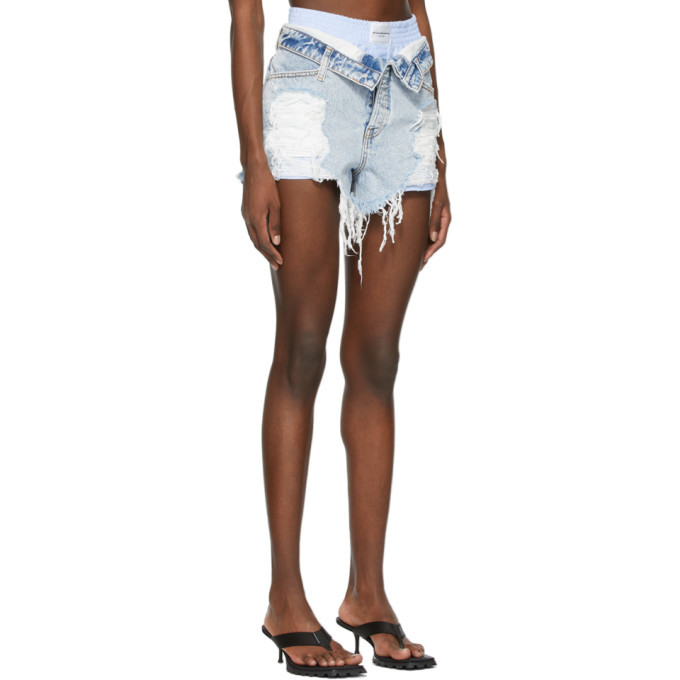 Alexander Wang Blue Bite Flip Boxer 