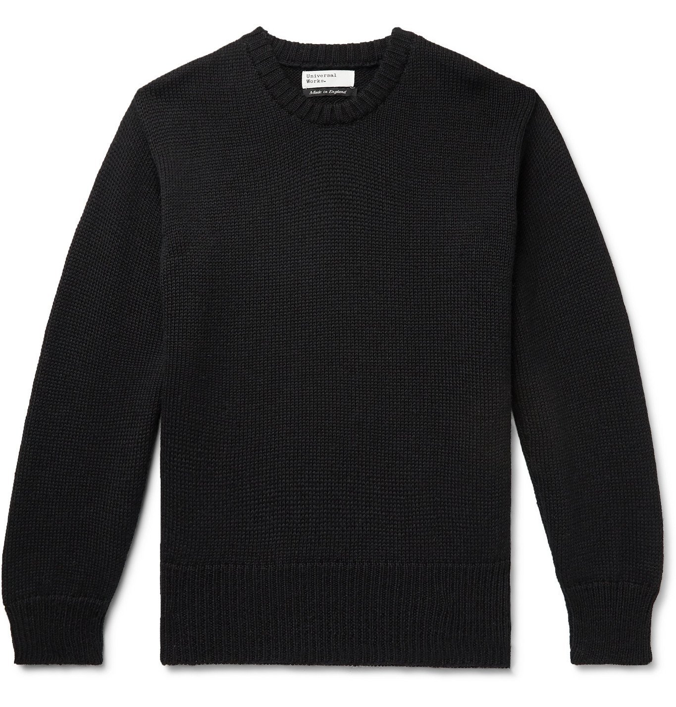 ribbed wool sweater