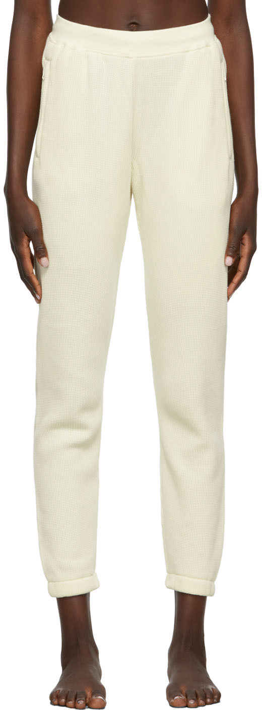 White Waffle Jogger Lounge Pants SKIMS