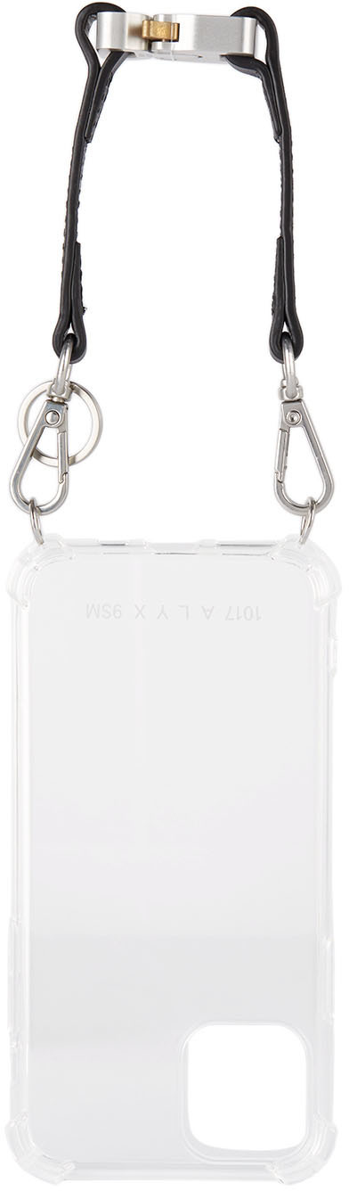 Photo: 1017 ALYX 9SM Transparent Small Leather Strap iPhone 11 Pro Case