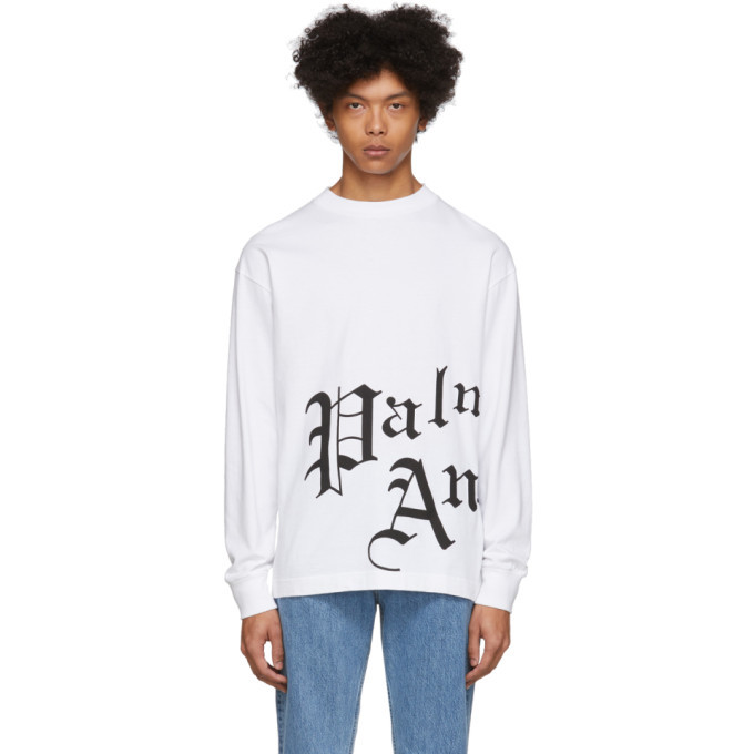 Gothic Long Sleeve T-Shirt Palm Angels