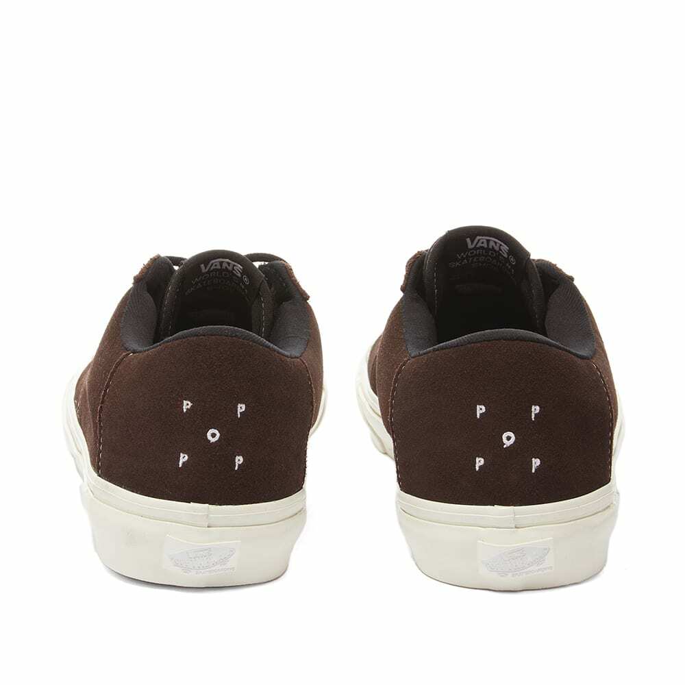 Vans Vault x POP Trading Company Skate Agah Sneakers in Brown/Black Vans