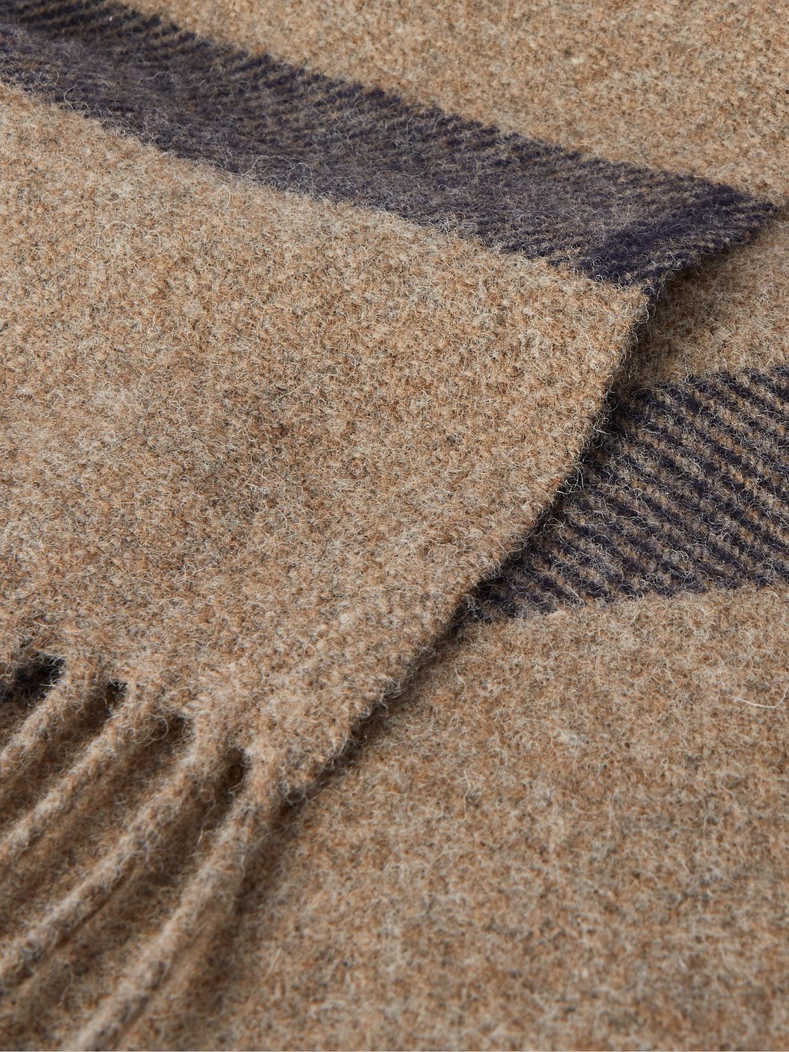 Pendleton EcoWise Fringed Striped Virgin Wool Throw Pendleton