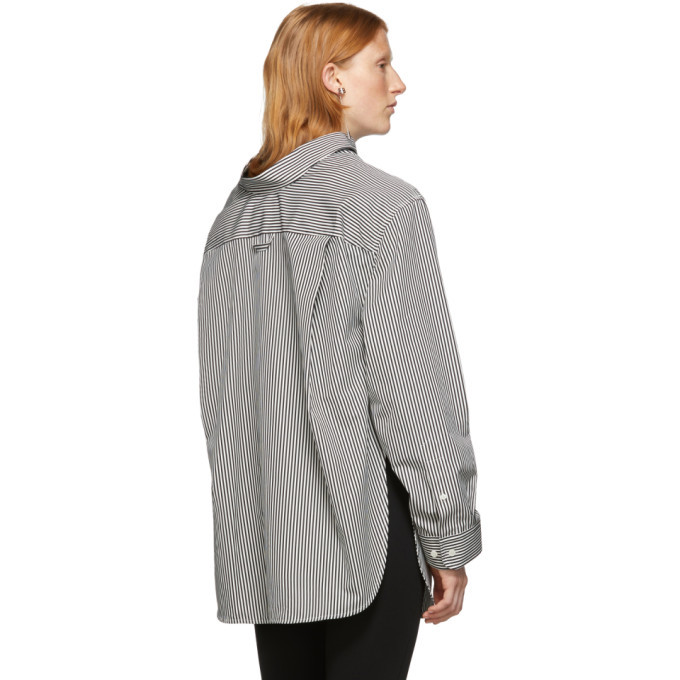 balenciaga swing collar shirt