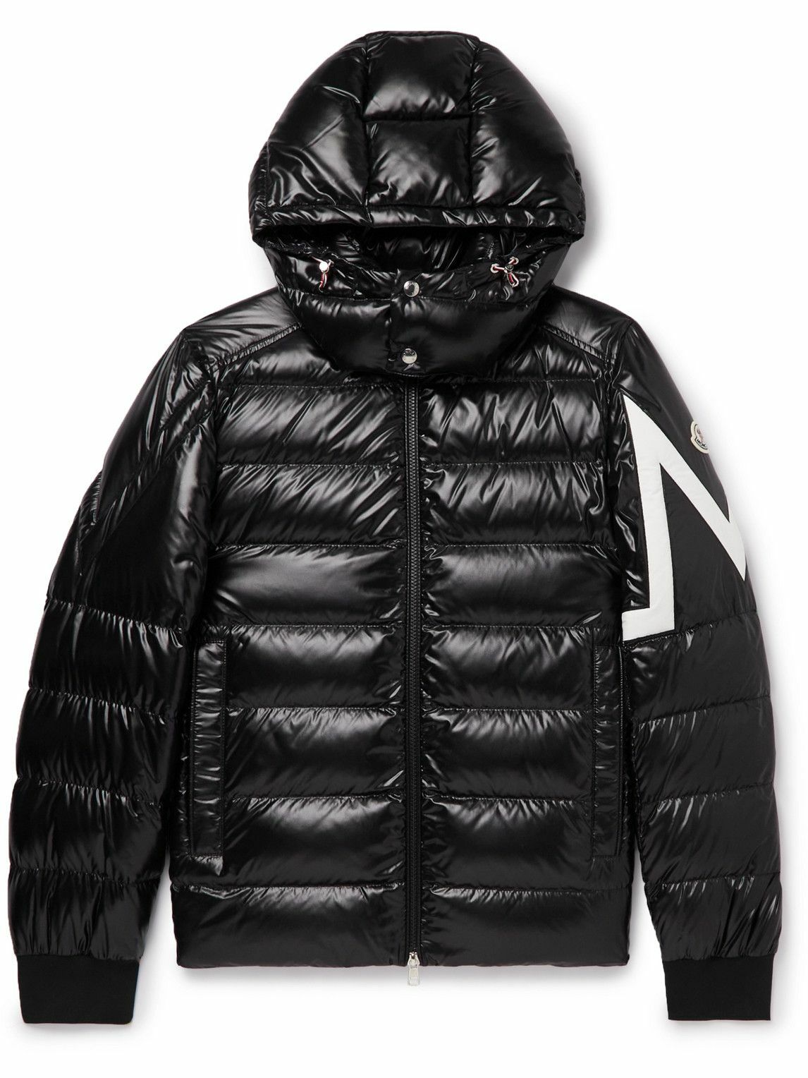 Moncler - Corydale Logo-Appliquéd Quilted Nylon Hooded Down Jacket ...