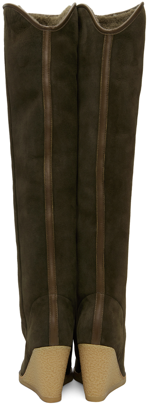 Isabel Marant Khaki Tilin Tall Boots Isabel Marant