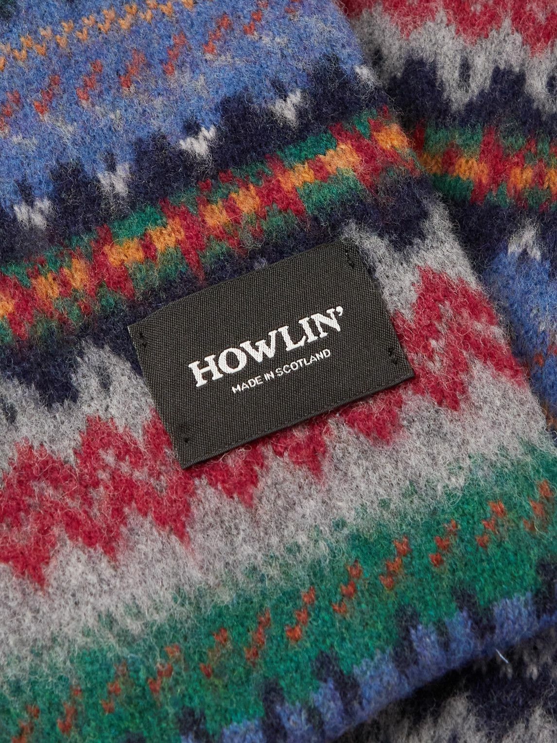 Howlin' - Cosmic Excursions Fair Isle Wool Scarf Howlin' by Morrison