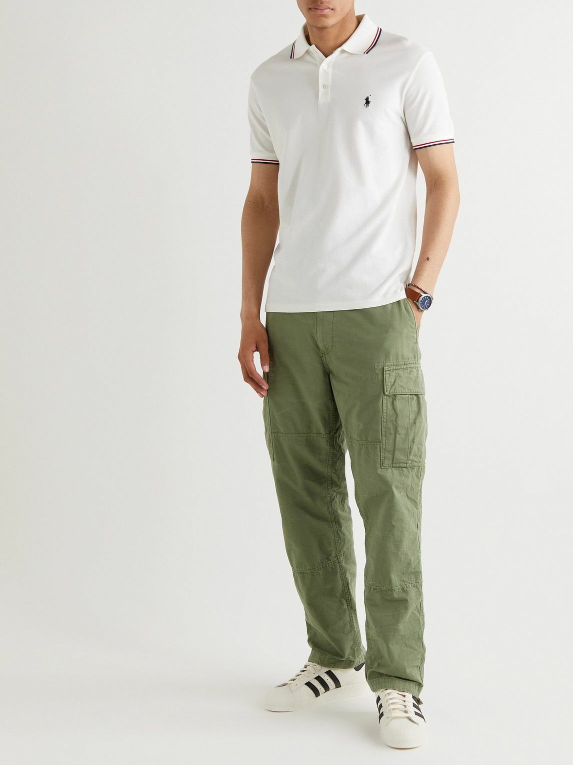 Polo Ralph Lauren - Straight-Leg Cotton-Ripstop Cargo Trousers - Green