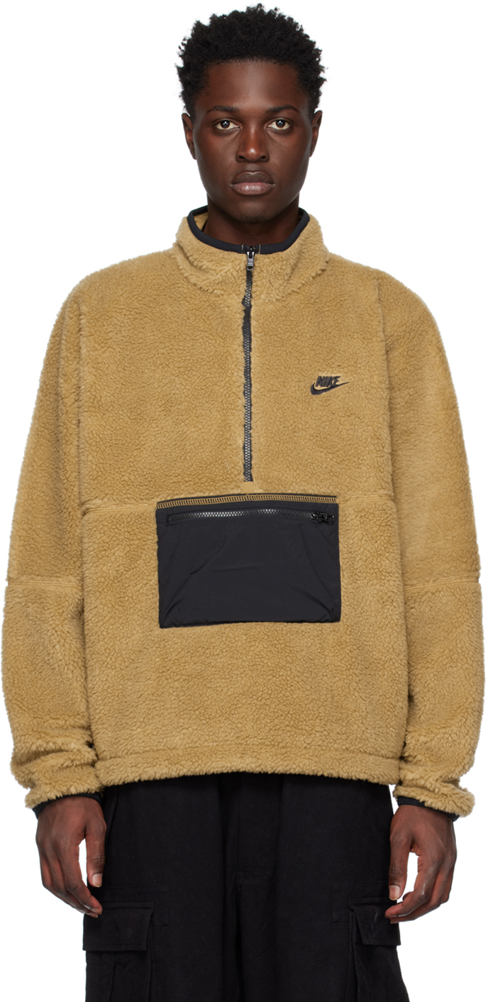 Nike Brown HalfZip Jacket Nike