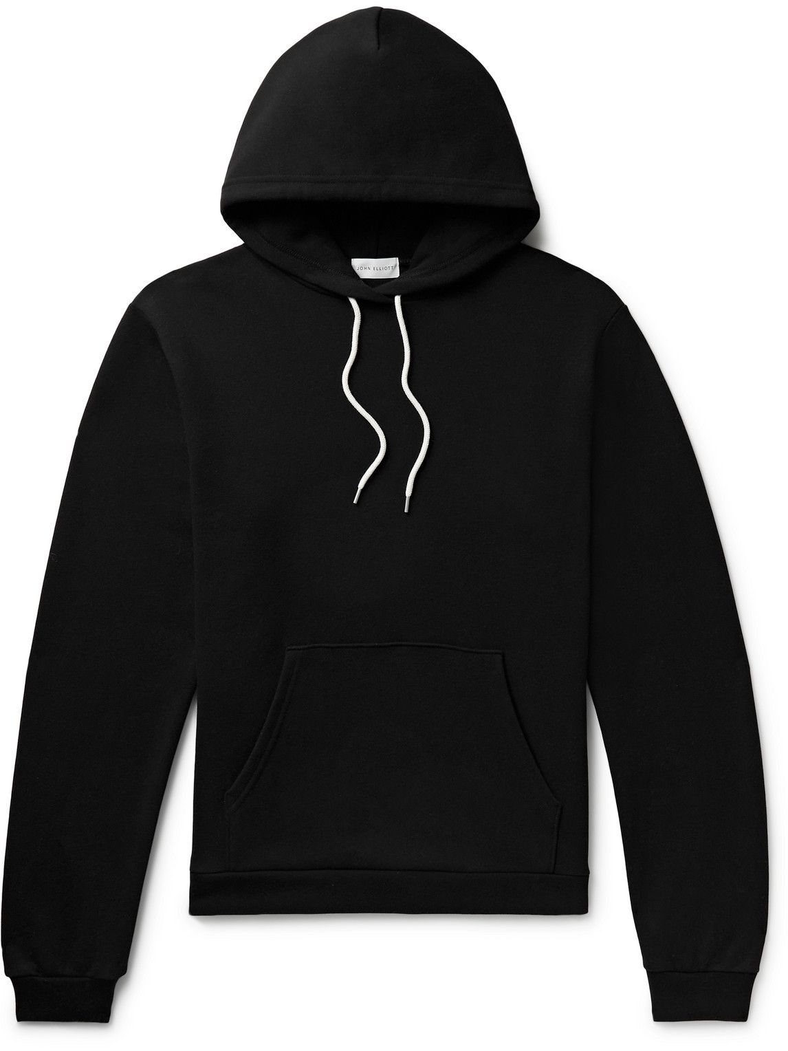 John Elliott - Beach Cotton-Jersey Hoodie - Black John Elliott