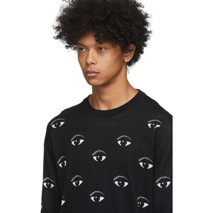 kenzo black eye sweater