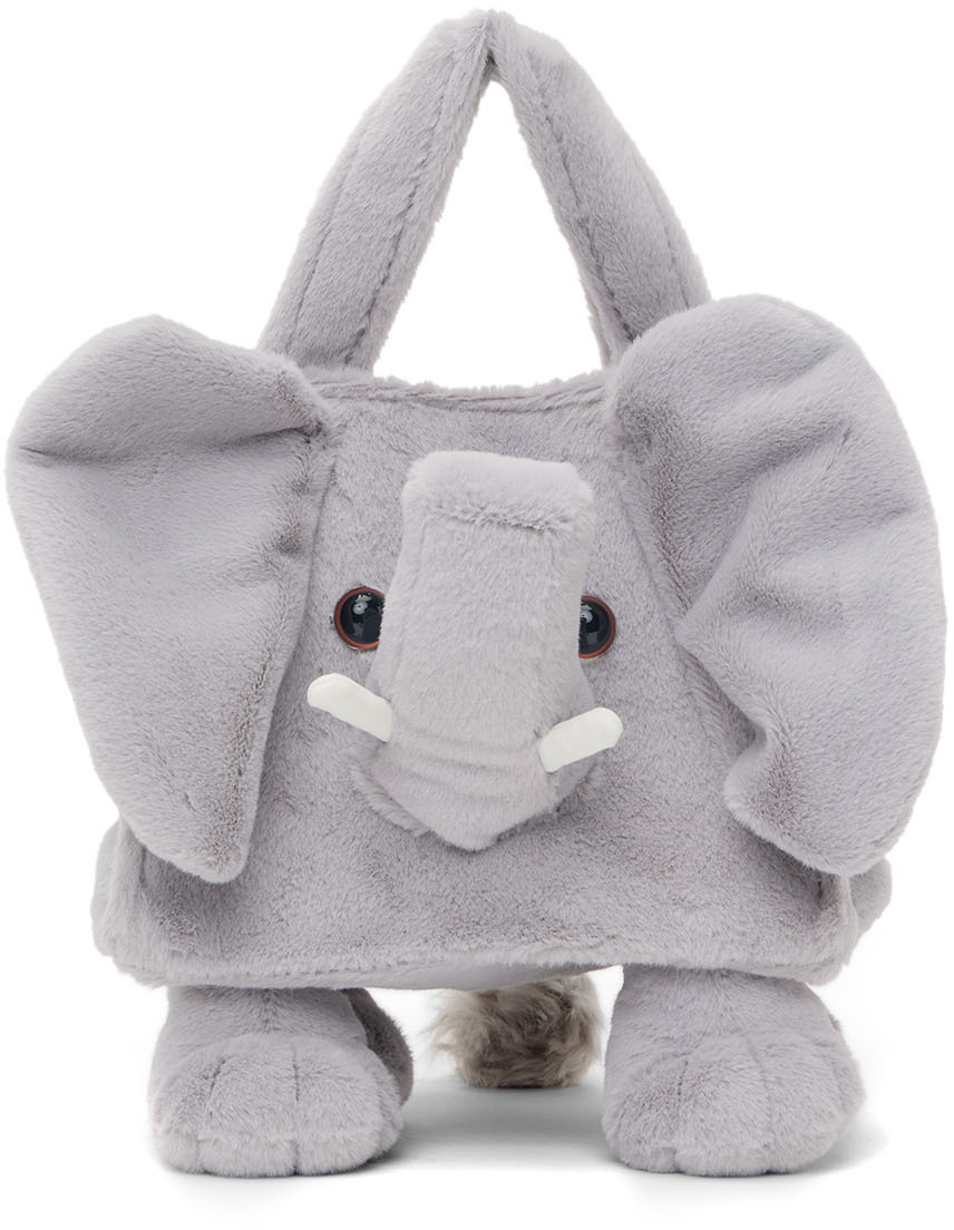 Nodress Gray Elephant Top Handle Bag Nodress