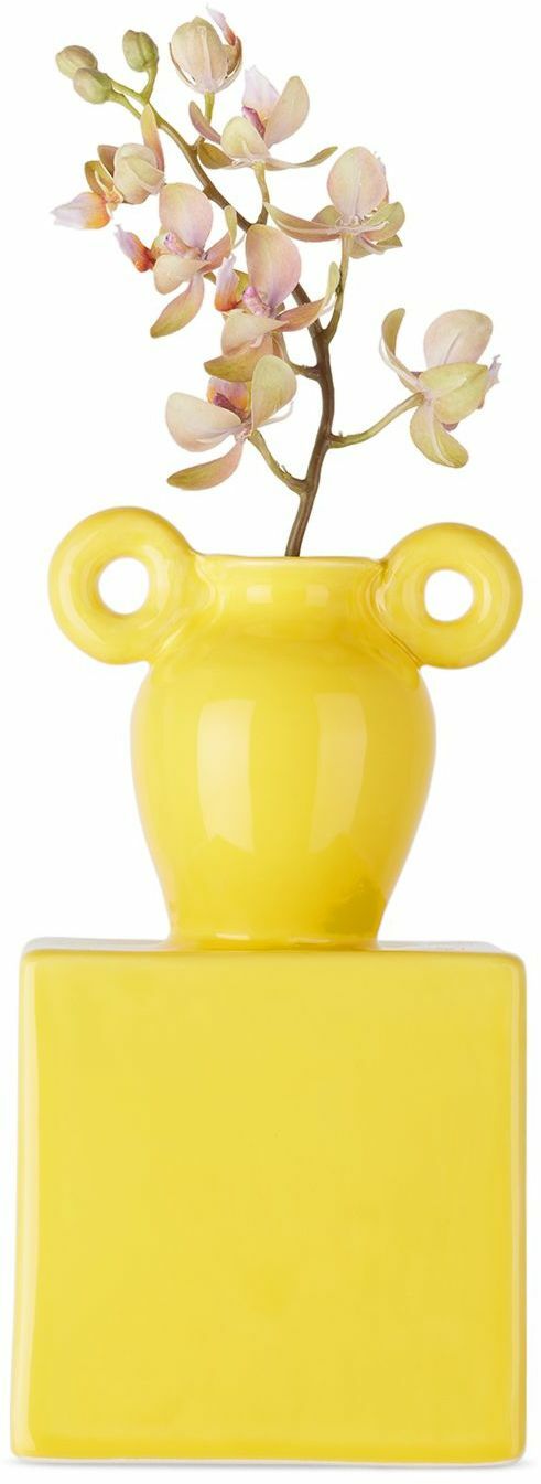 Lola Mayeras Yellow Museum Vase
