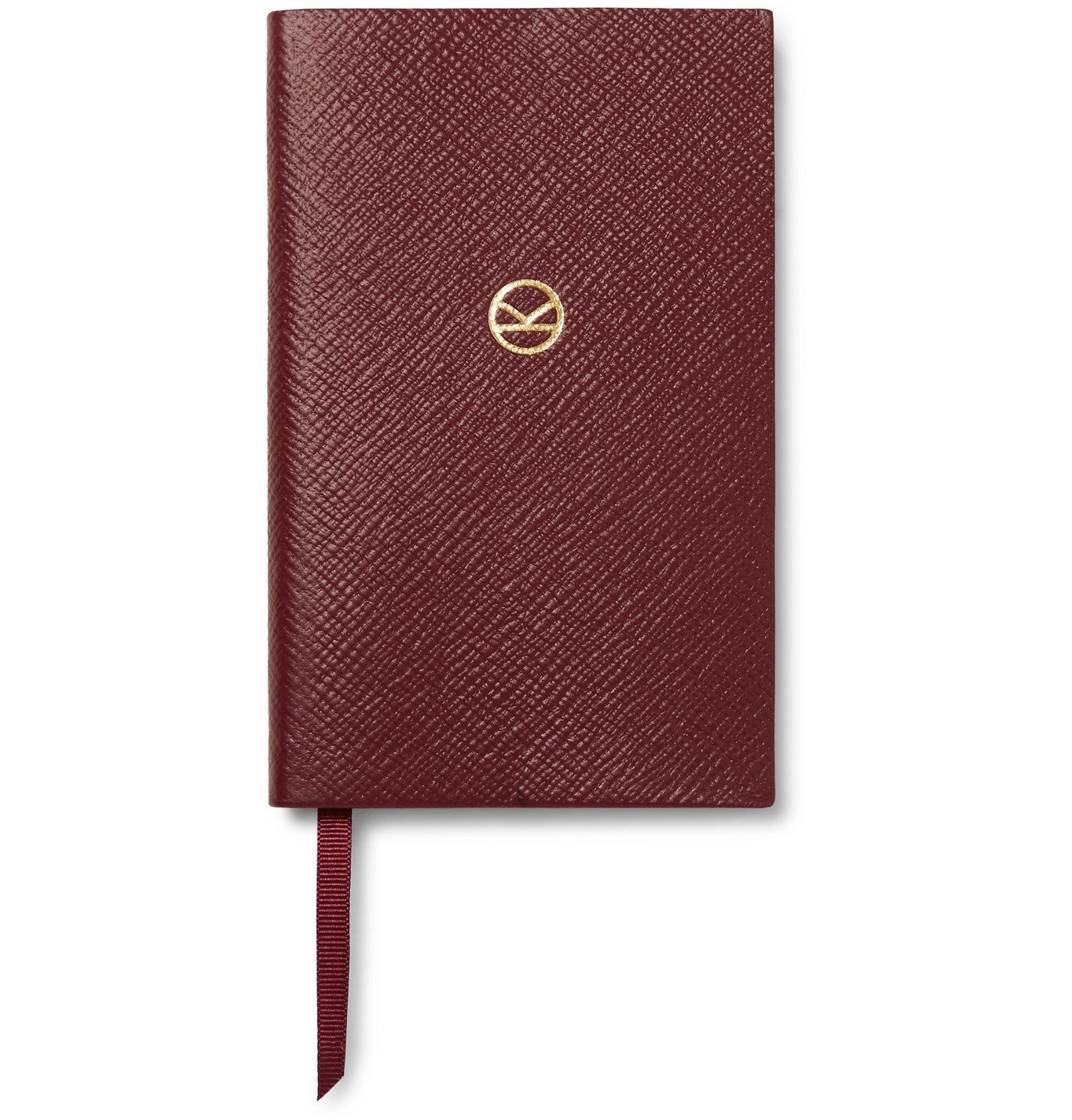 Kingsman - Smythson Panama Cross-Grain Leather Notebook - Burgundy Kingsman