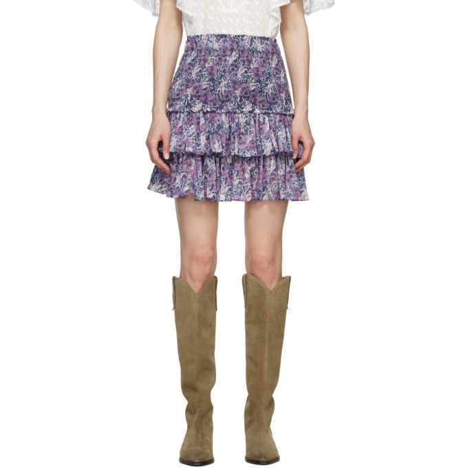 Isabel Marant Etoile Purple Naomi Miniskirt
