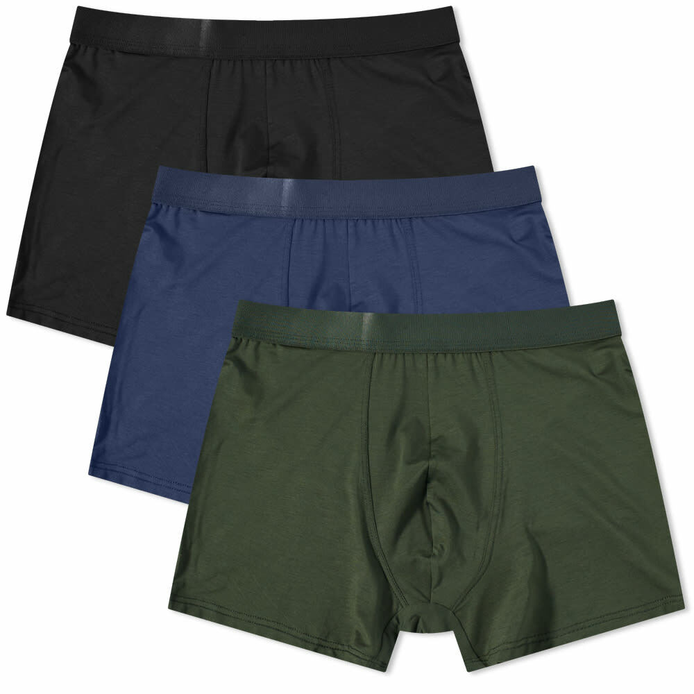 CDLP Men's Boxer Brief - 3 Pack in Black/Army Green/Navy Blue CDLP