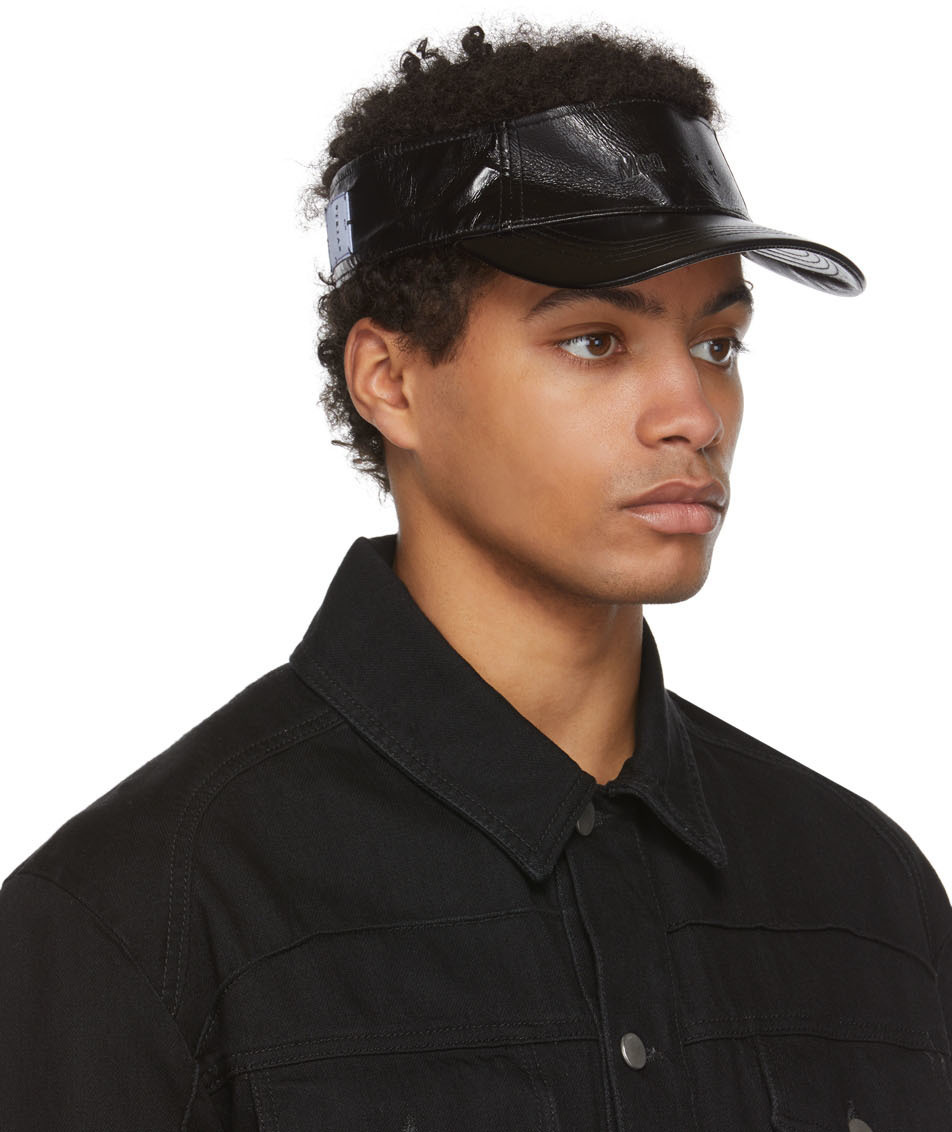 MCQ Black Handsy Visor Cap McQ Alexander McQueen