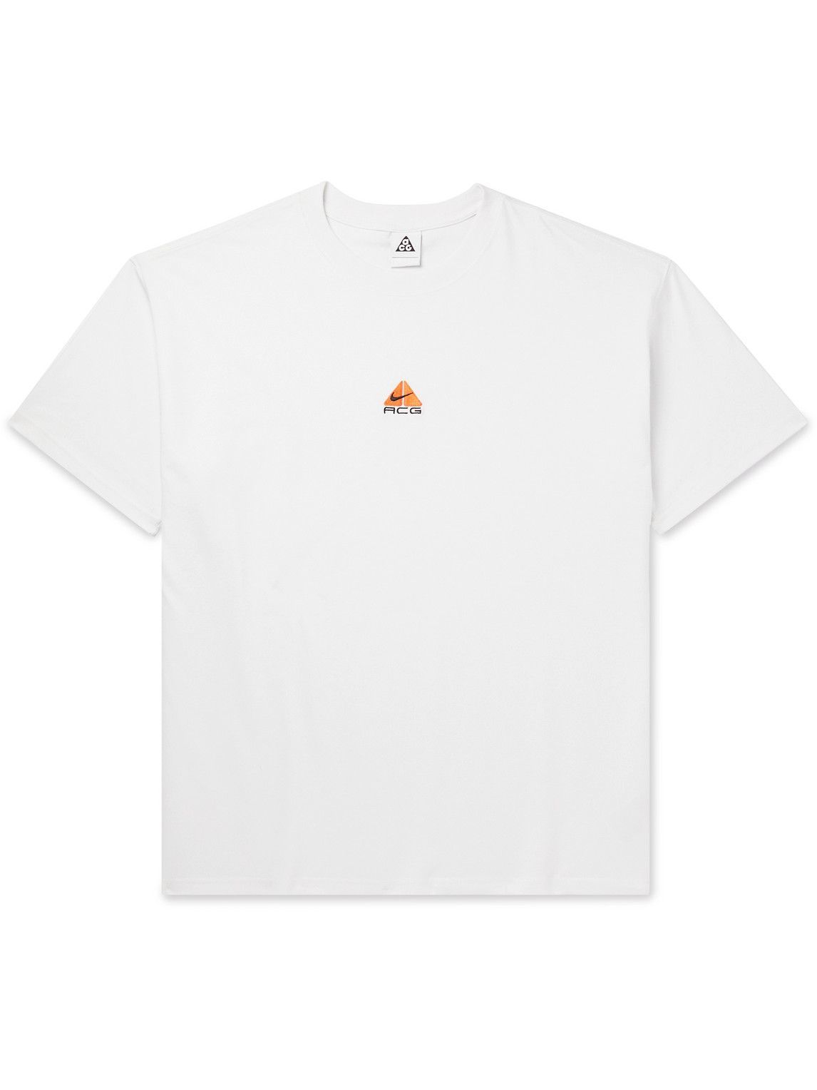 Nike - NRG ACG Logo-Embroidered Jersey T-Shirt - White Nike