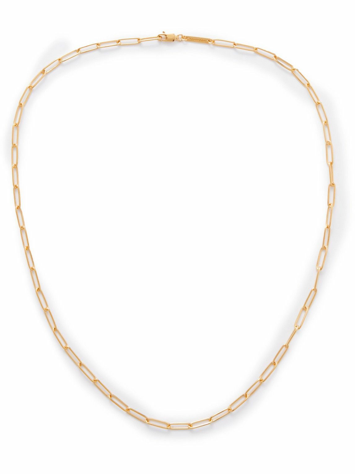 Tom Wood GoldPlated Chain Necklace Tom Wood