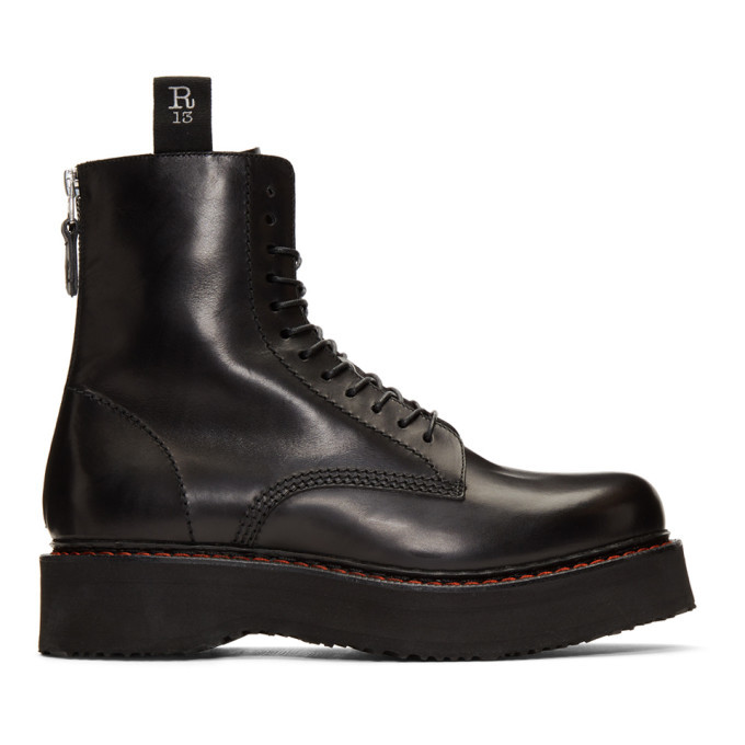 r13 single stack boots