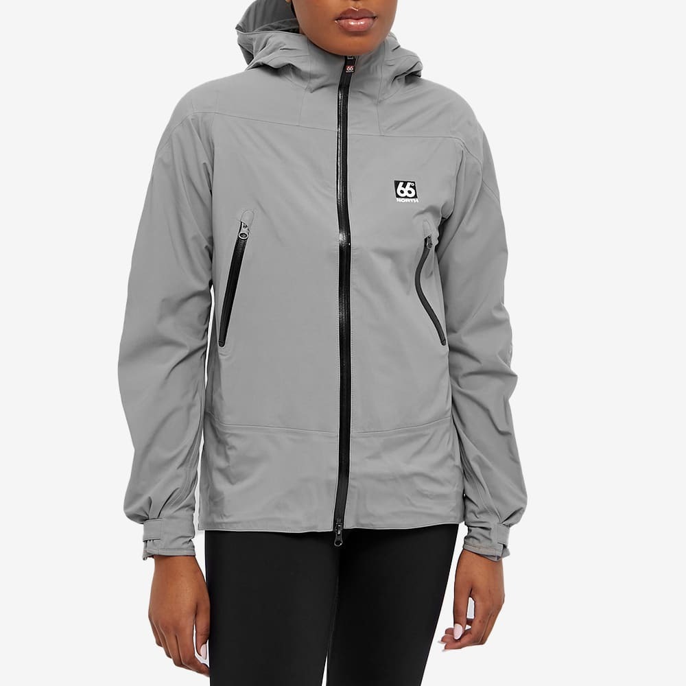 66° North Women's Snaefell W Neoshell Jacket in Solid Grey 66° North