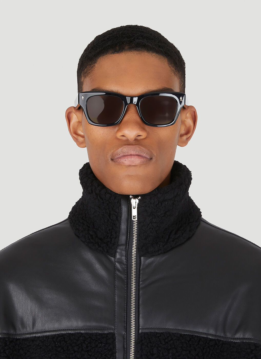 Enzo Sunglasses in Black Jacques Marie Mage