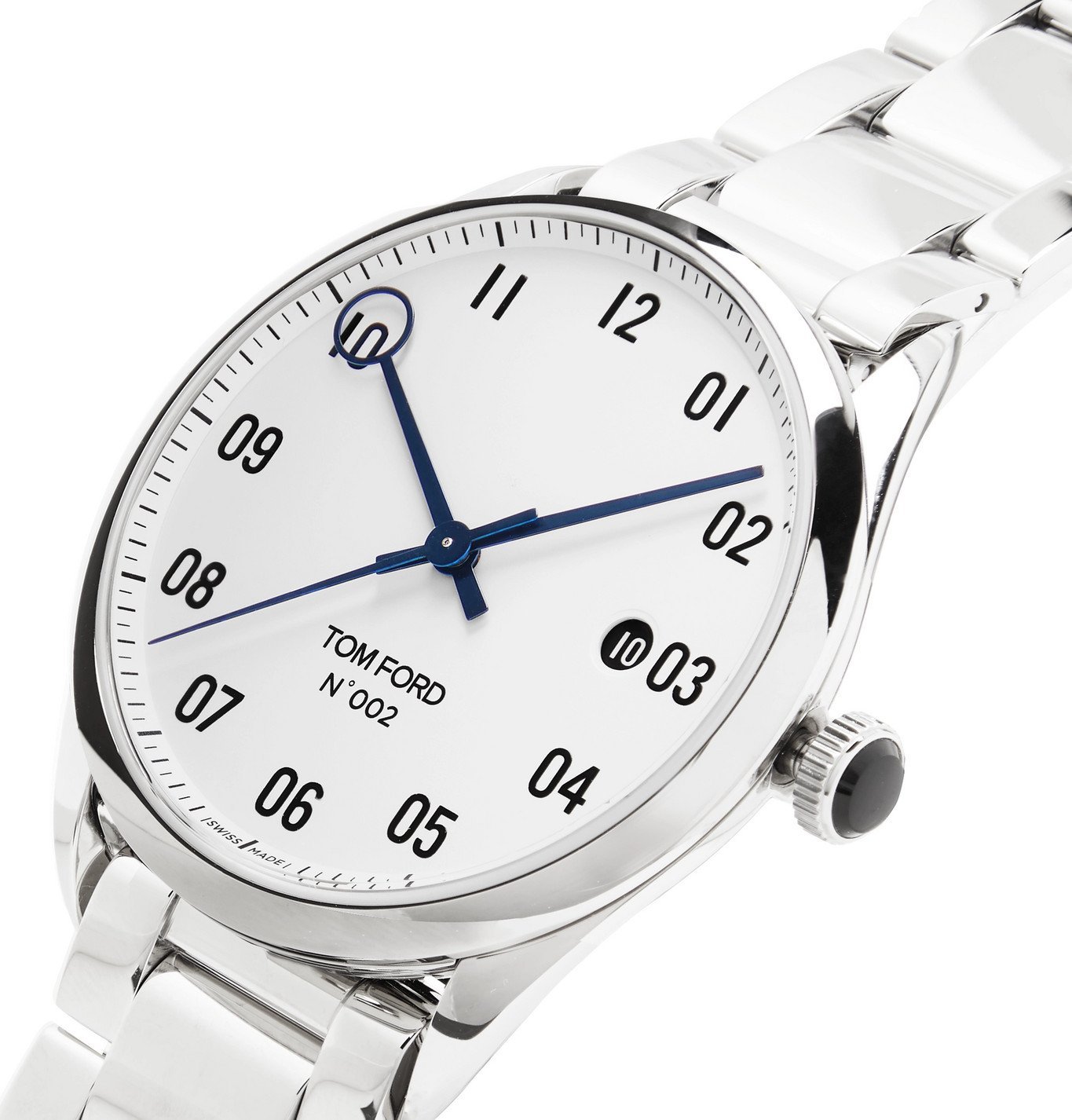 Tom Ford Timepieces - 002 40mm Automatic Stainless Steel Watch - Silver Tom  Ford Timepieces