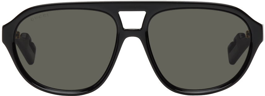 Gucci Black Aviator Sunglasses Gucci