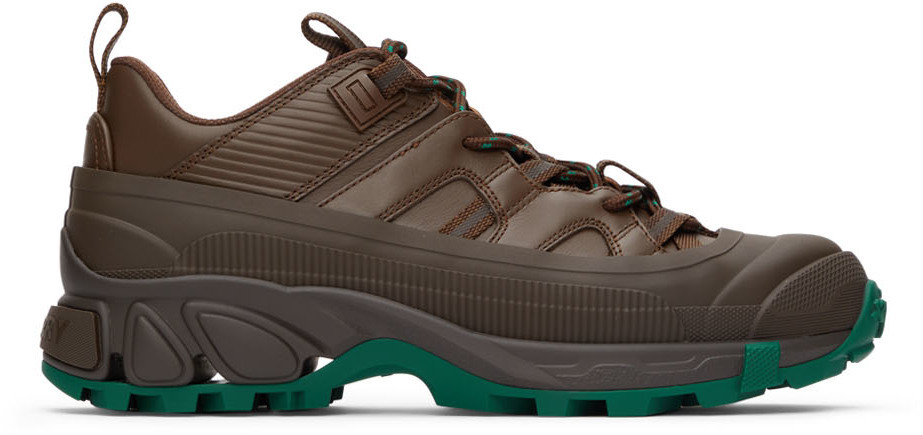 Photo: Burberry Brown & Green Arthur Sneakers
