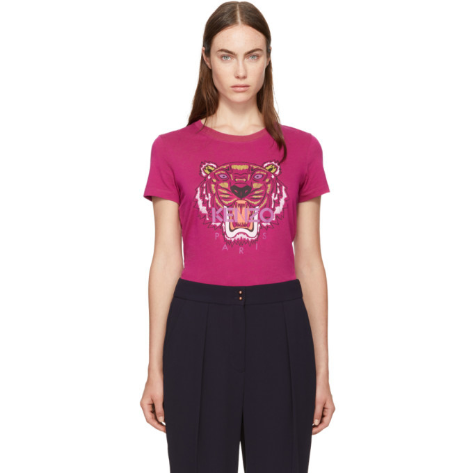 kenzo pink tiger t shirt