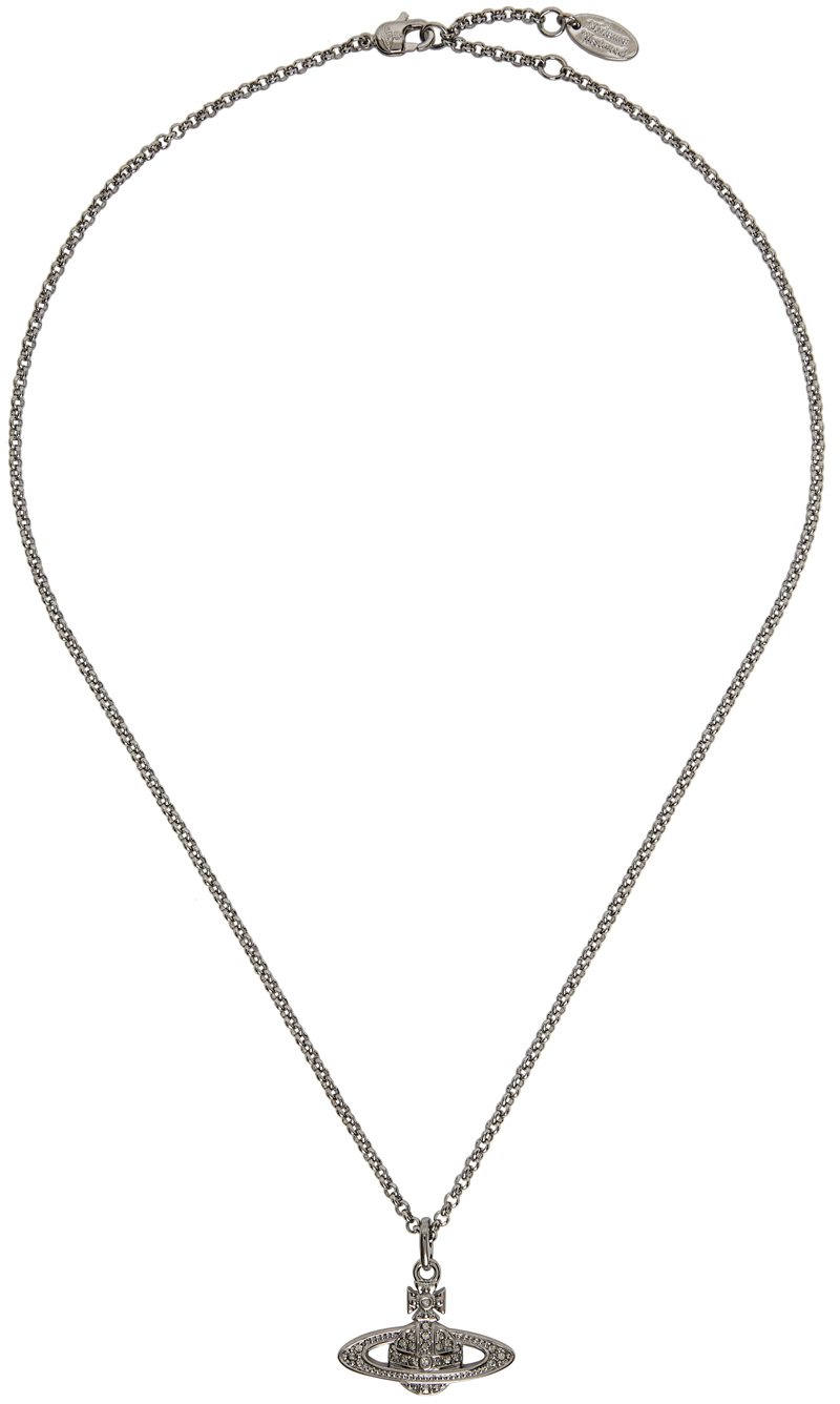 vivienne westwood necklace gunmetal