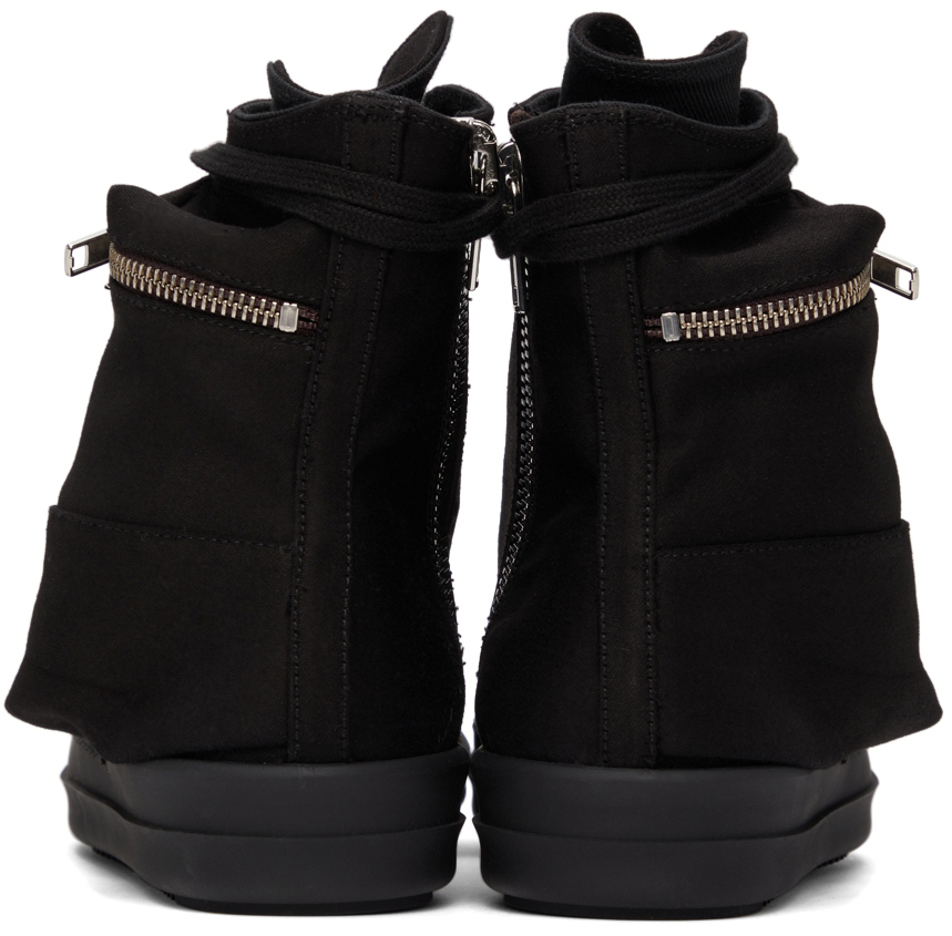 Rick Owens Drkshdw Doeskin Cargo High Sneakers Rick Owens Drkshdw