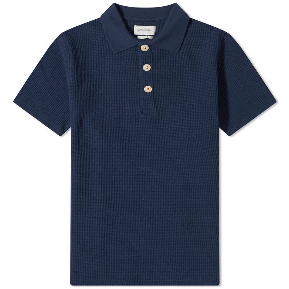 Oliver Spencer Tabley Waffle Polo Shirt