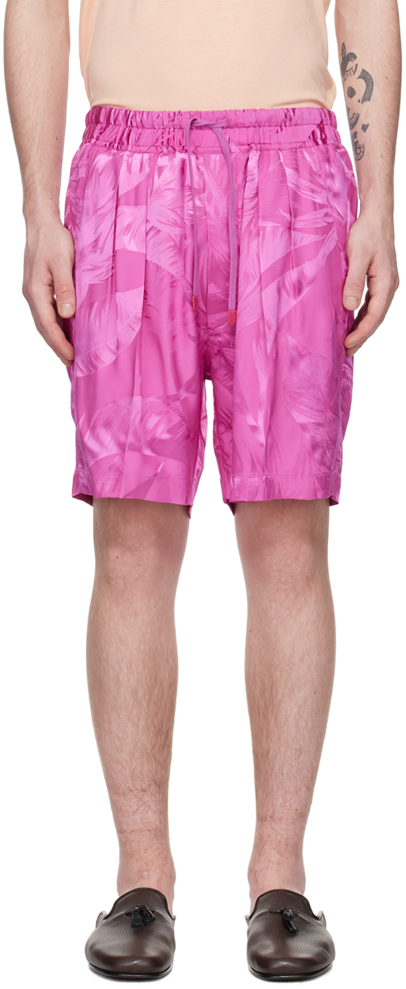 TOM FORD Pink Floral Shorts TOM FORD