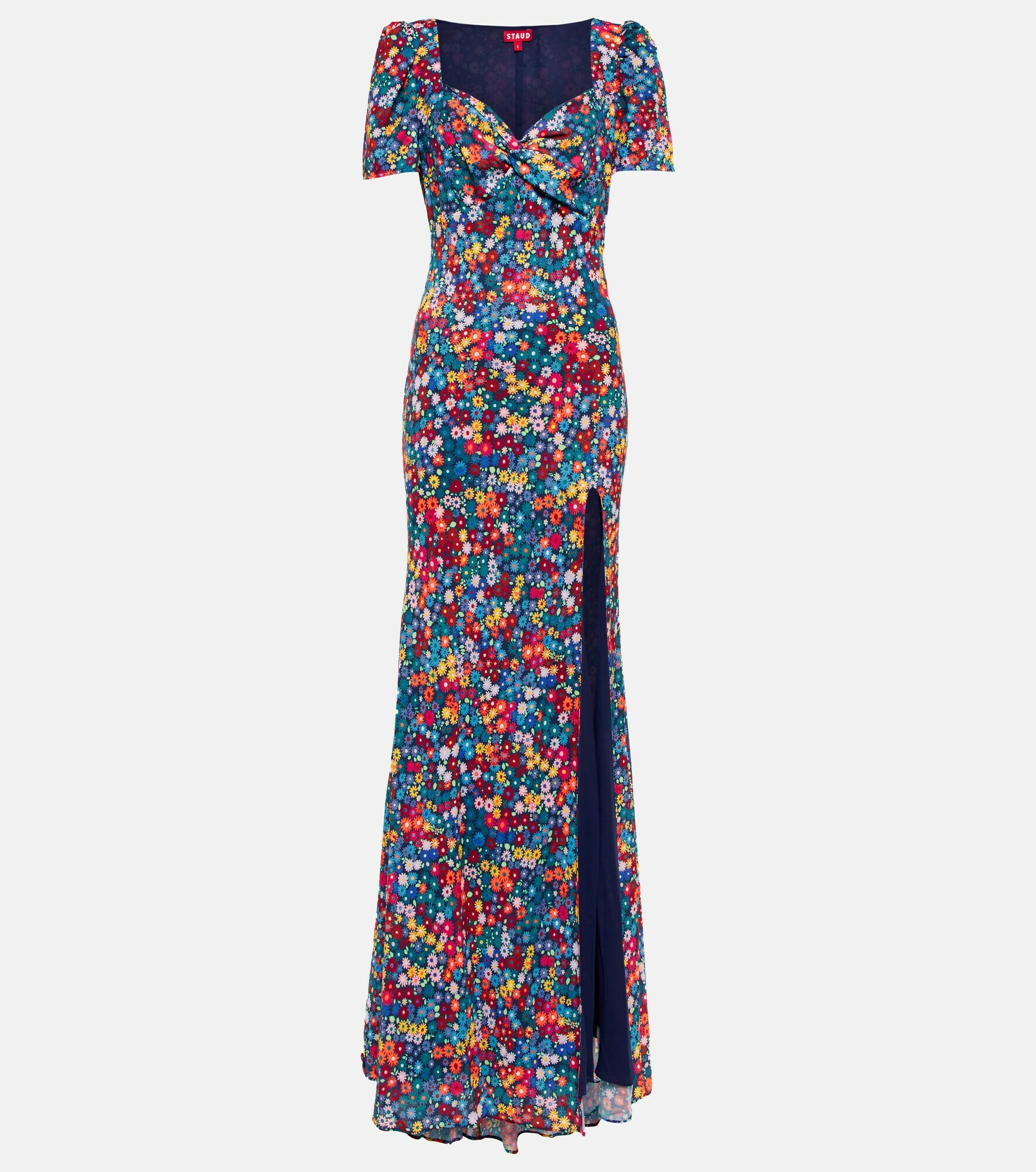 Staud - Lea crêpe floral maxi dress Staud