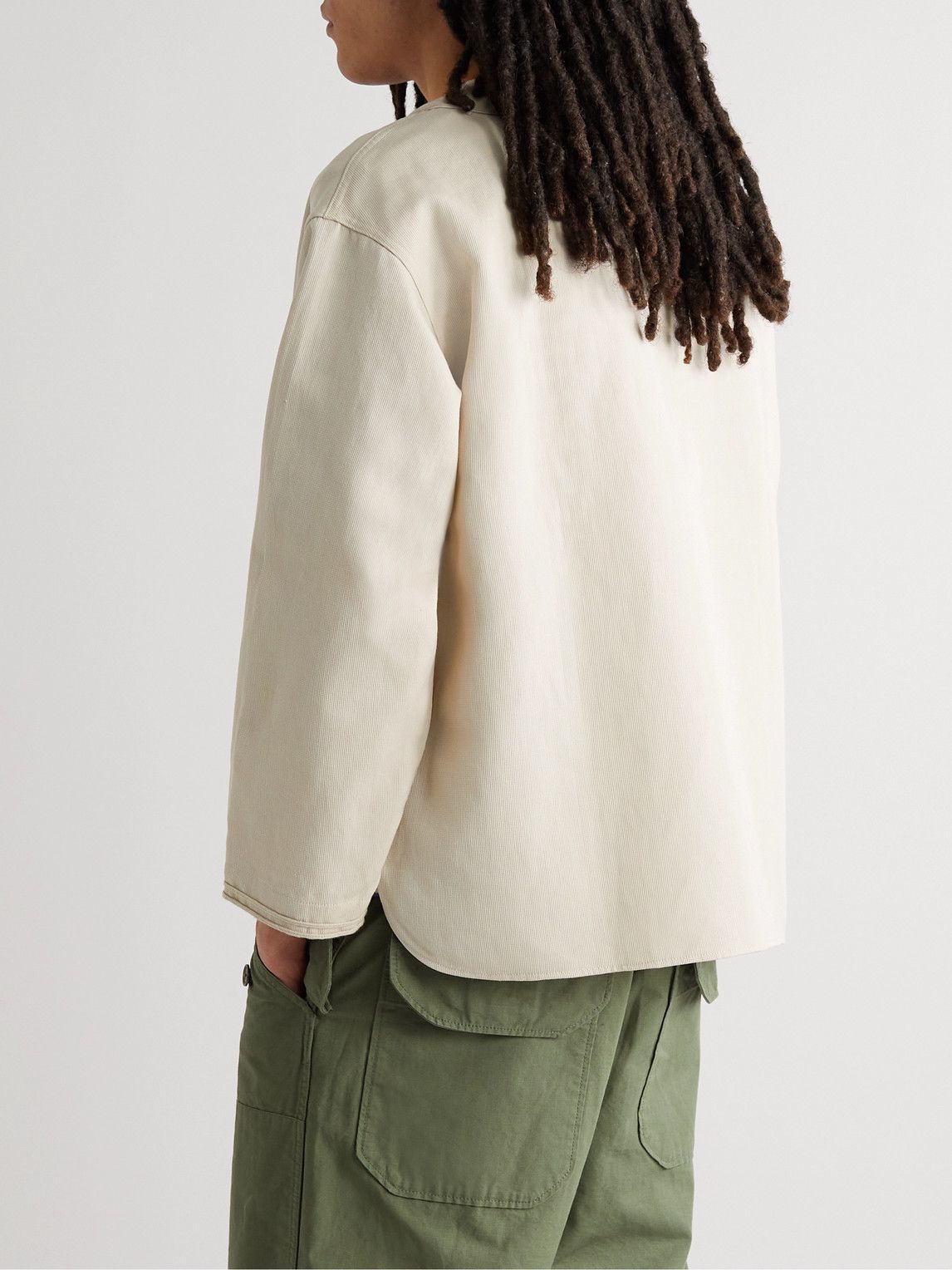 Visvim - Dugout Wool, Cotton and Linen-Blend Shirt - Neutrals Visvim