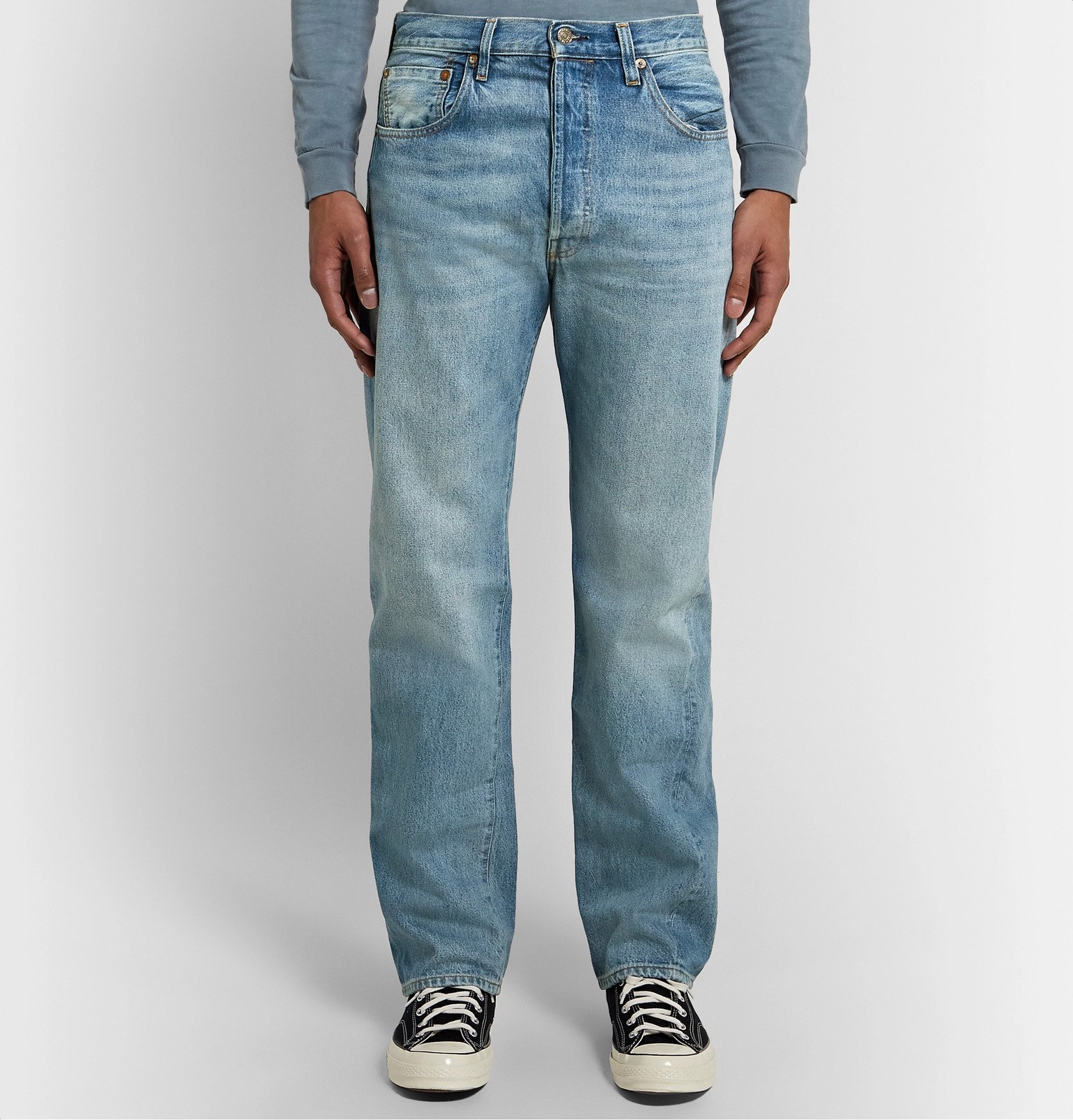 Levi's Vintage Clothing - 1955 501 Original Selvedge Denim Jeans - Blue Levi's  Vintage
