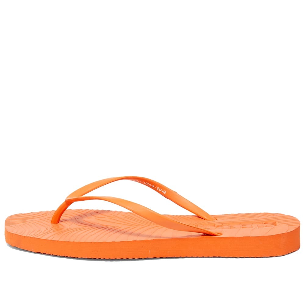 Sleepers Tapered Signature Flip Flop in Orange Sleepers